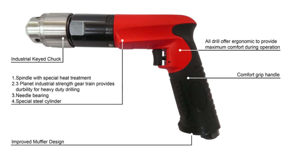 1/2H.D. Air Drill(2600RPM)