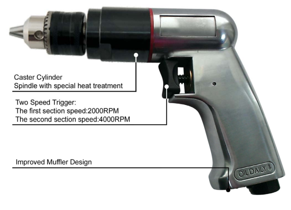 3/8" Air Drill (4000RPM)