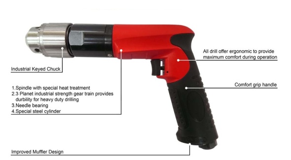 1/2H.D. Air Drill(1000RPM)