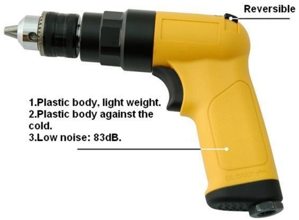 3/8" Air Reversible Drill